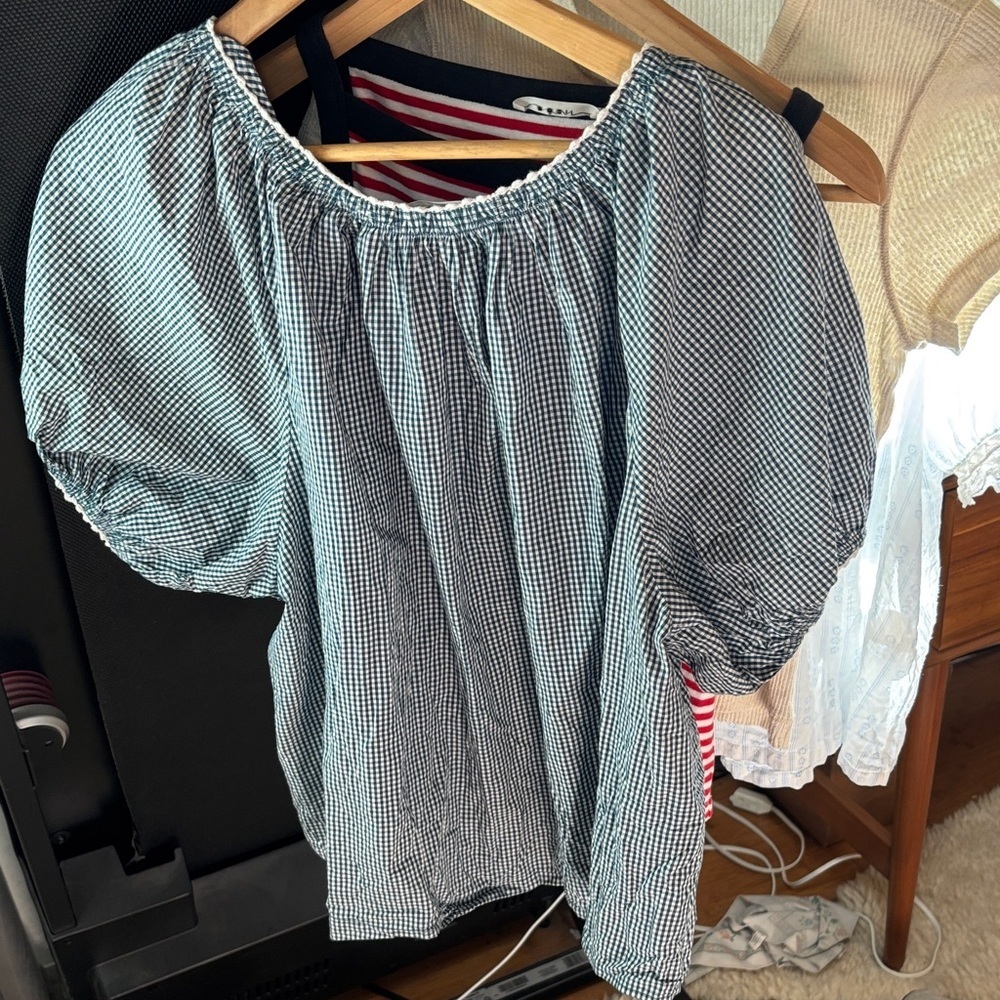 Doen Tennessee in Blue Azure Paris Gingham - Picture 4 of 16